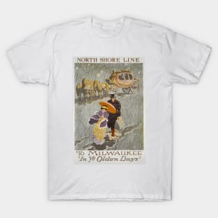 Milwaukee - Vintage Travel Poster T-Shirt